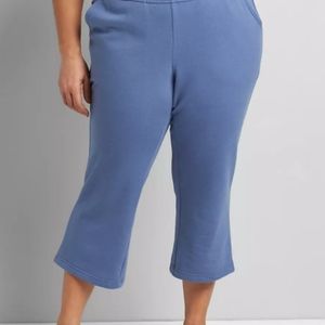Livi Active Blue French Terry Capri